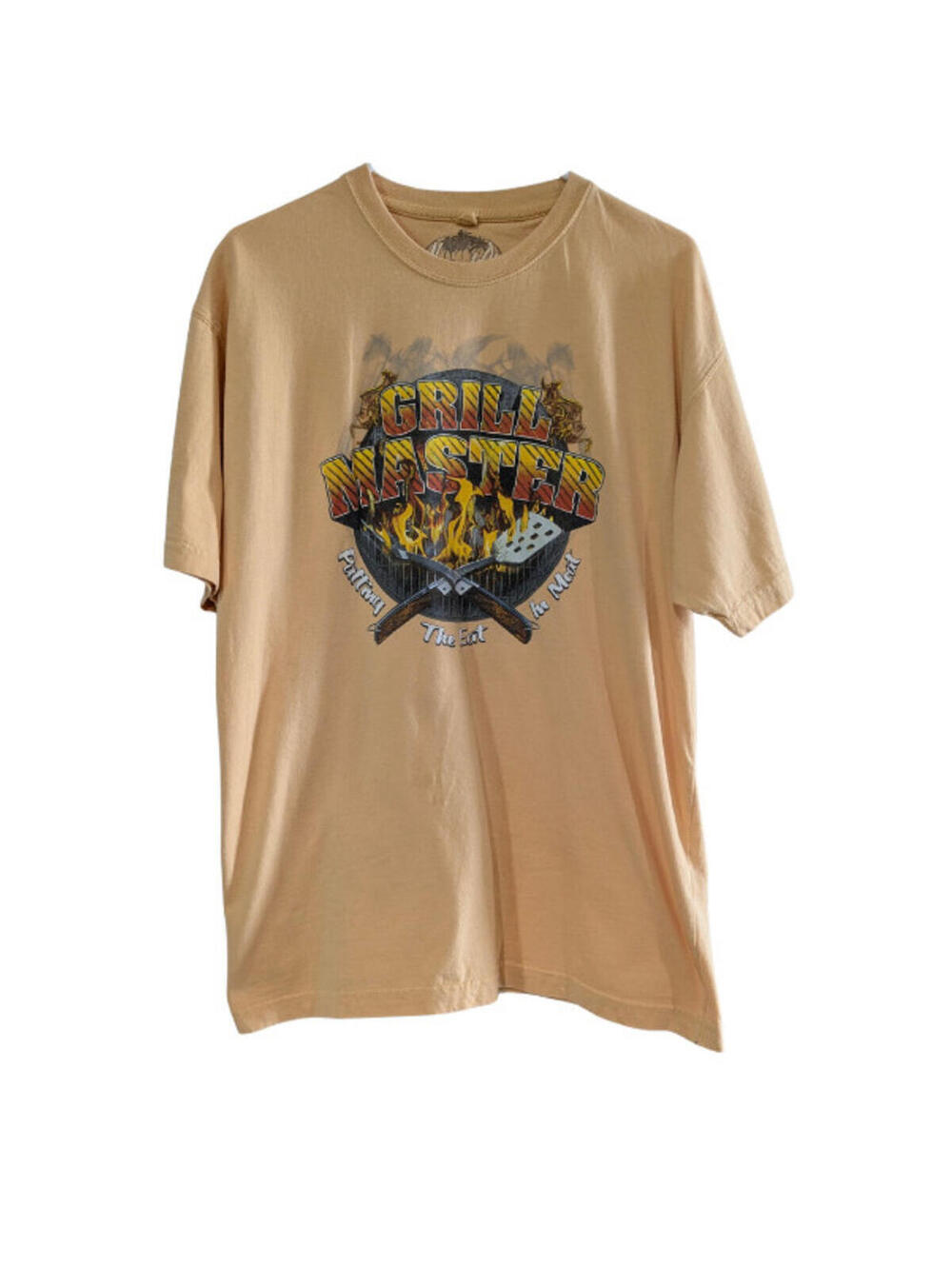 Newport Blue Men's Grill Master Graphic T-Shirt, Tan, Size Large, Cotton